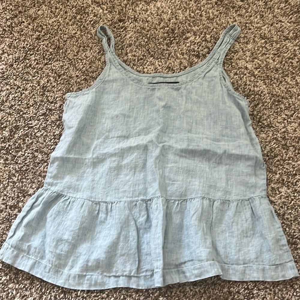 JBRAND denim peplum top